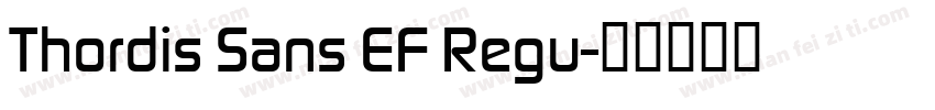 Thordis Sans EF Regu字体转换